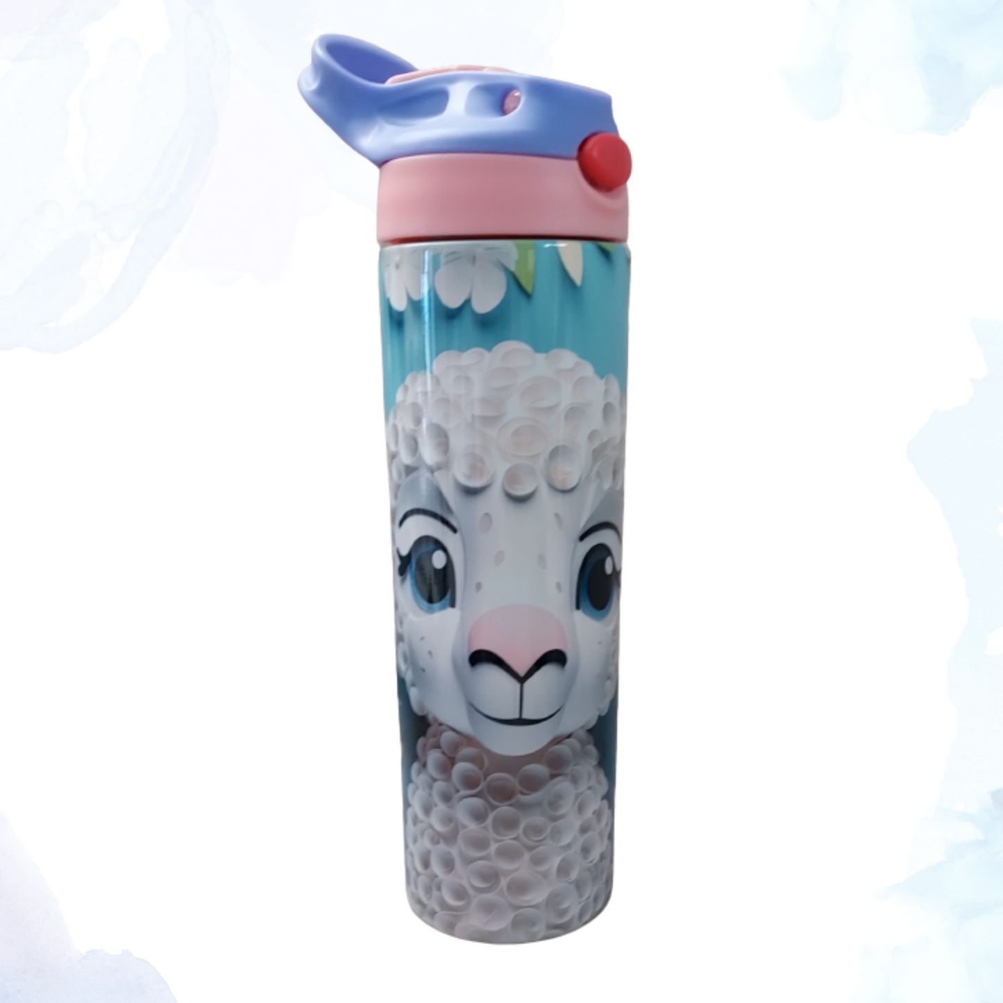 Quench your thirst with our Stainless Steel 3D Sheep Water Bottle. This 20-ounce bottle combines functionality and fun with its unique 3D sheep design, making it a delightful companion for your daily adventures. Crafted from high-quality stainless steel, it ensures your beverages stay at the perfect temperature for hours, whether you're enjoying a cold drink on a hot day or keeping your coffee warm during a chilly morning hike.