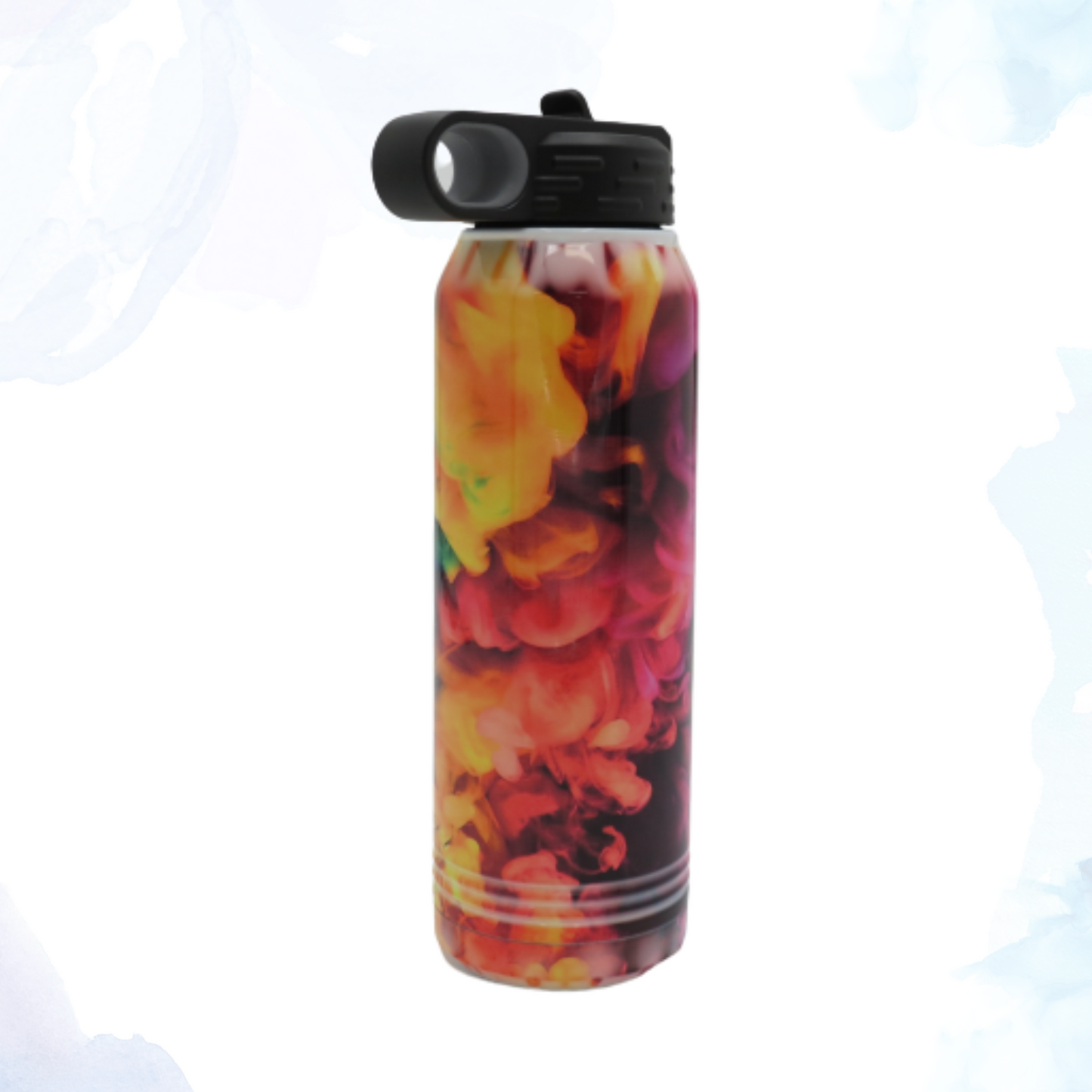 Introducing the Brushed Smoke Design 30 oz. Stainless Steel Water Bottle, where functionality meets artistic elegance. Crafted for those who appreciate both style and durability, this bottle seamlessly blends practicality with a striking visual appeal.