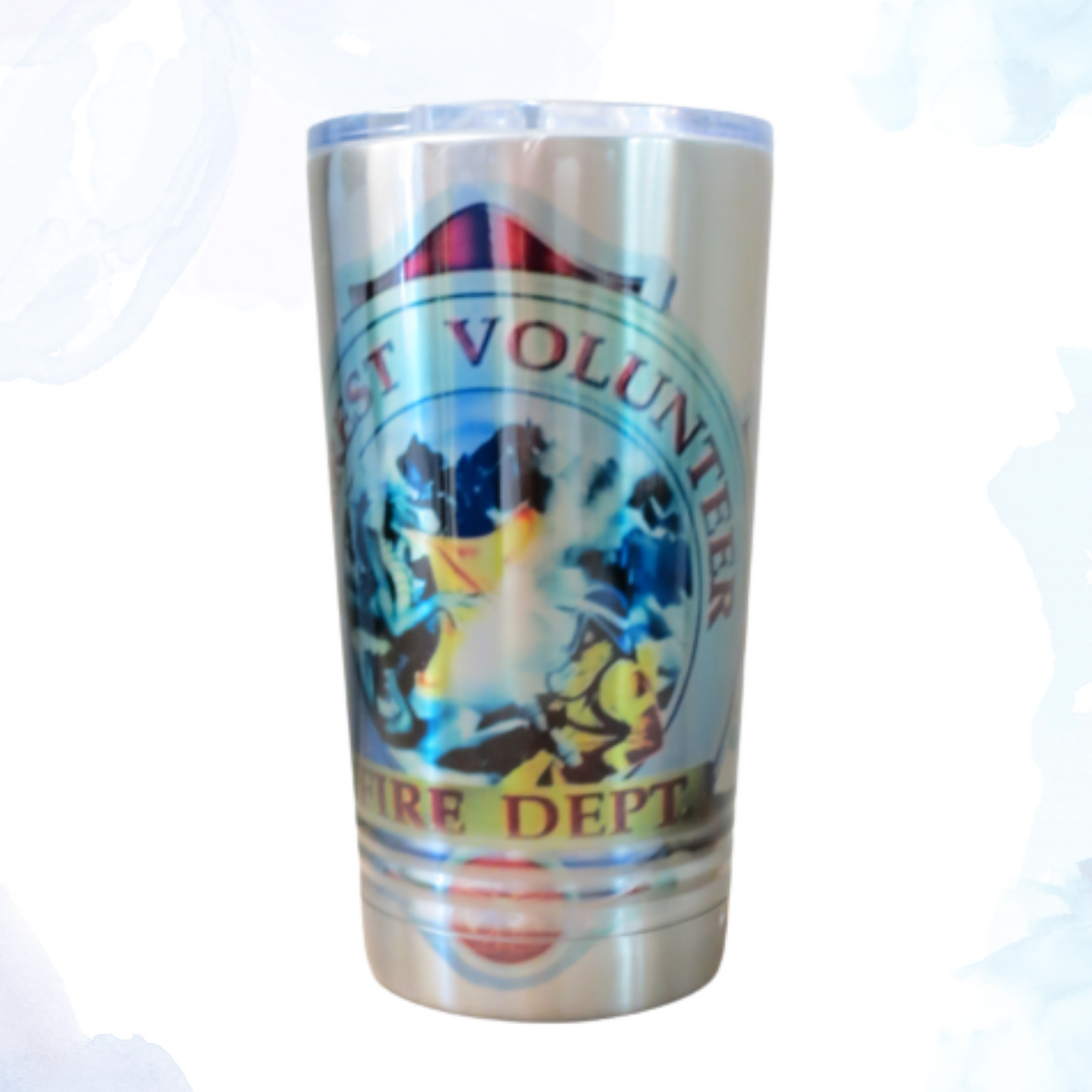 Thank you for visiting the purchasing an Everest Volunteer Fire Department Tumbler! $5 from every item purchased will go back to the Everest Volunteer Fire Department to help fund their new firehouse! Keep your beverages hot or cold in style with the Silver 16 oz. Everest Volunteer Fire Department stainless steel tumbler. Crafted from durable stainless steel, this tumbler boasts a sleek silver finish that exudes elegance and durability.