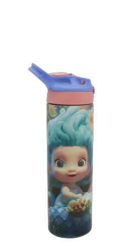 20 oz 3D Mermaid Stainless Water Bottle