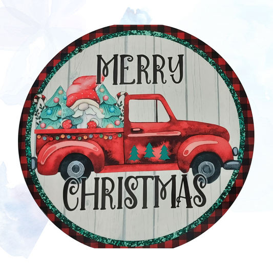 Merry Christmas Vintage Truck