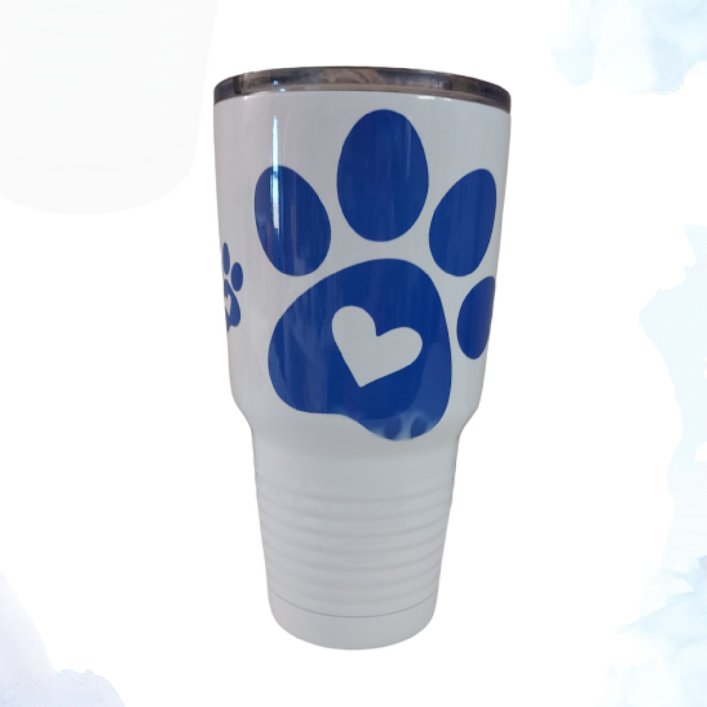 Stay Hydrated in Style Introducing the Purple Paws 30 oz. White Stainless Steel Tumbler – the perfect blend of elegance, functionality, and durability. This sleek and stylish tumbler is designed for pet lovers who want to make a statement while enjoying their favorite beverages. Here's why this tumbler should be your go-to choice for hydration on the go