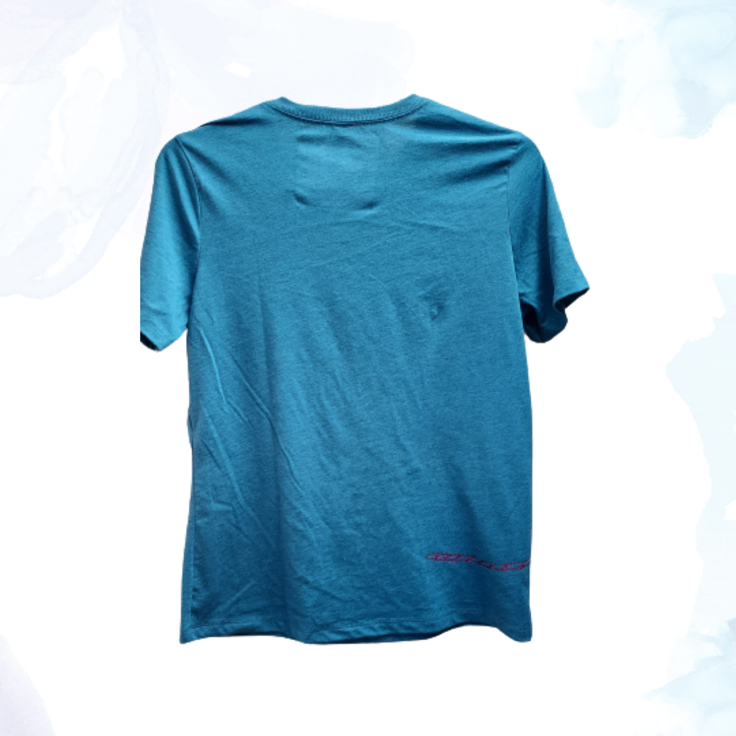 Our enchanting Deep Pink Sparkly Dragonfly on Heather Deep Teal Tee, where nature meets shimmering style. Embrace the allure of the dragonfly, symbolizing transformation and grace, beautifully captured in deep pink hues that sparkle with every move.