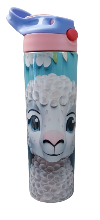 20 oz 3D Sheep Stainless Water Bottle