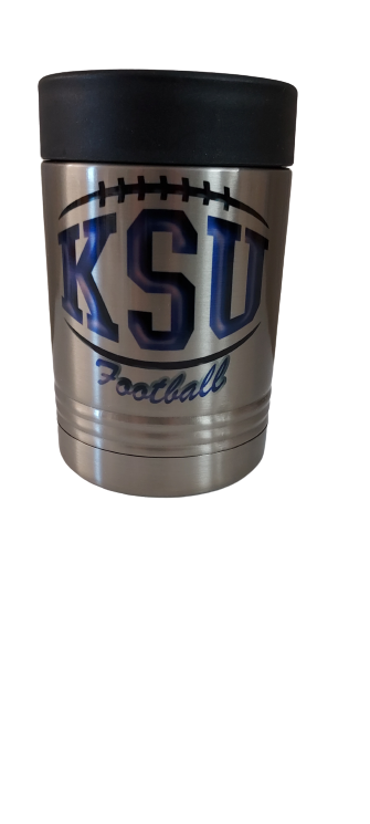 Stainless Can Koozie - KSU Football