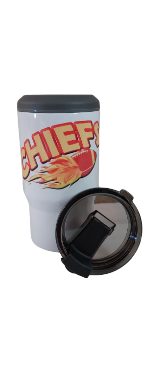 11 oz. Bottle Holder/Tumbler - Chiefs Blazing Football