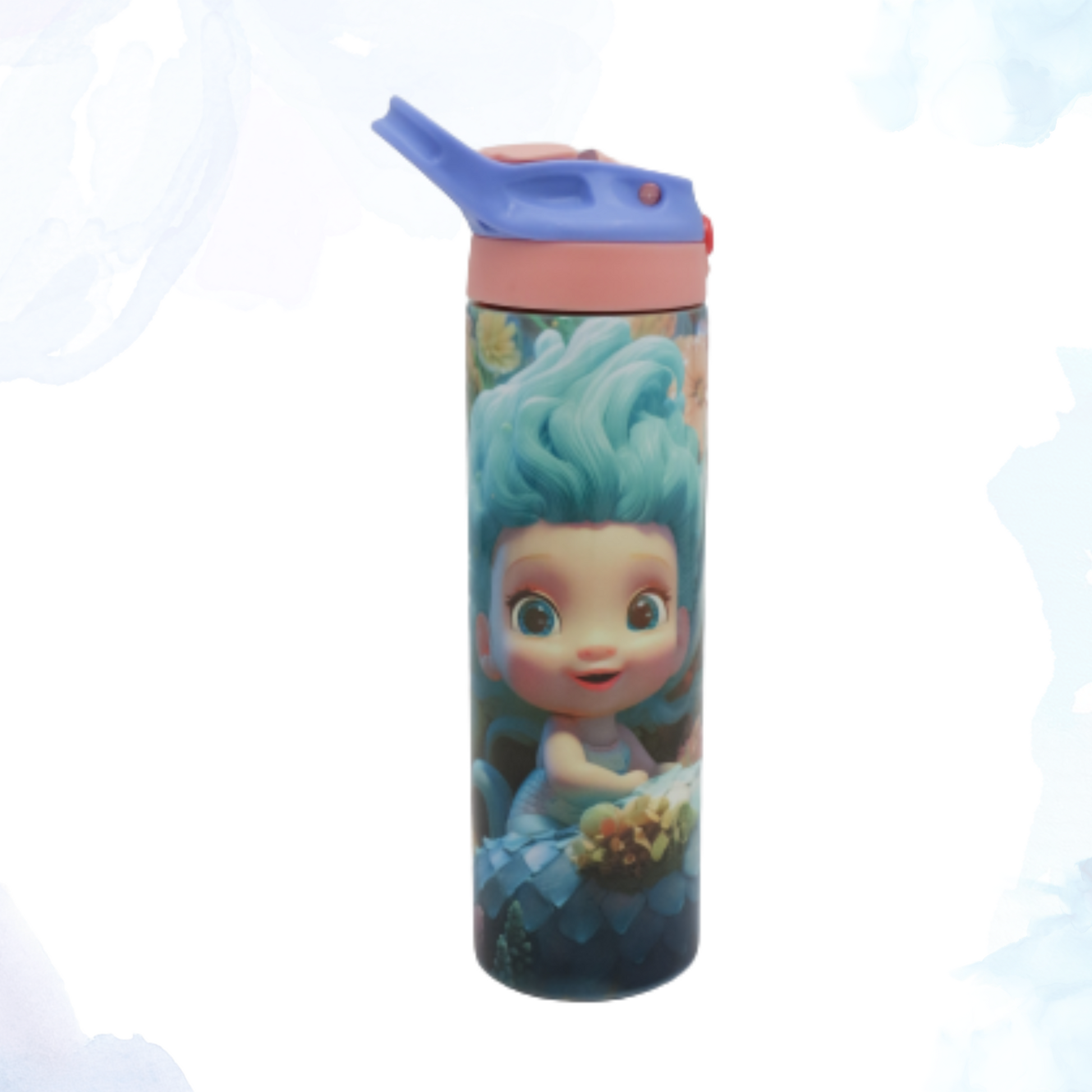 Dive into hydration with our enchanting 3D Mermaid Stainless Steel 20 oz. Water Bottle.  This stylish and durable bottle features a stunning, intricately designed mermaid in vibrant colors, creating a captivating 3D effect that brings your favorite mythical creature to life. Crafted from high-quality, food-grade stainless steel, this bottle ensures your beverages stay fresh and at the perfect temperature, whether hot or cold.