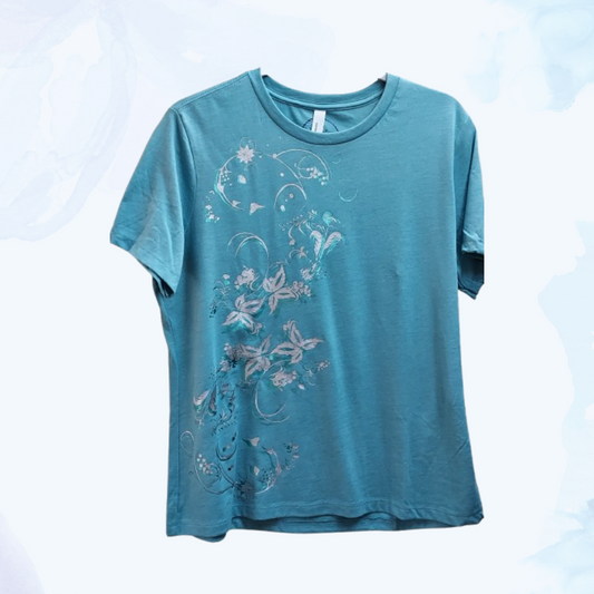 Shimmering Vine Designer Tee