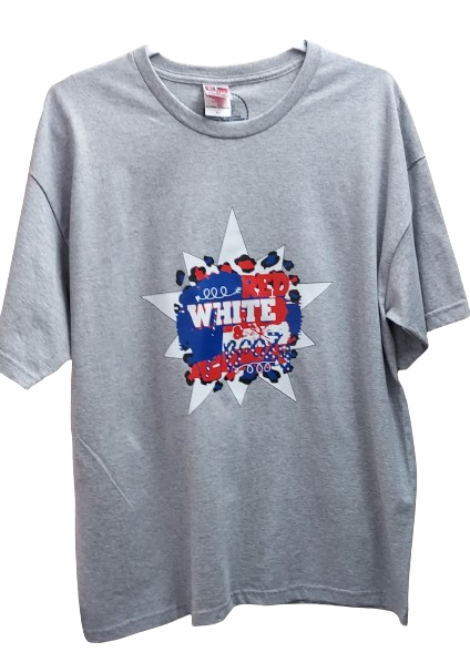 Red, White & Boozy Gray T-Shirt