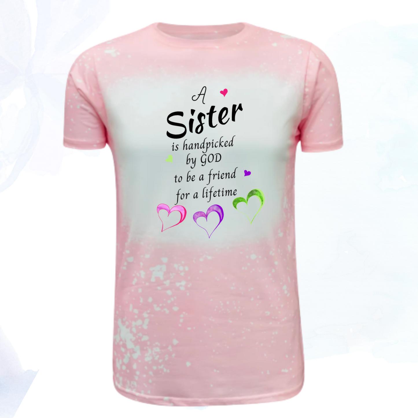 A Sister Faux Bleached Tee