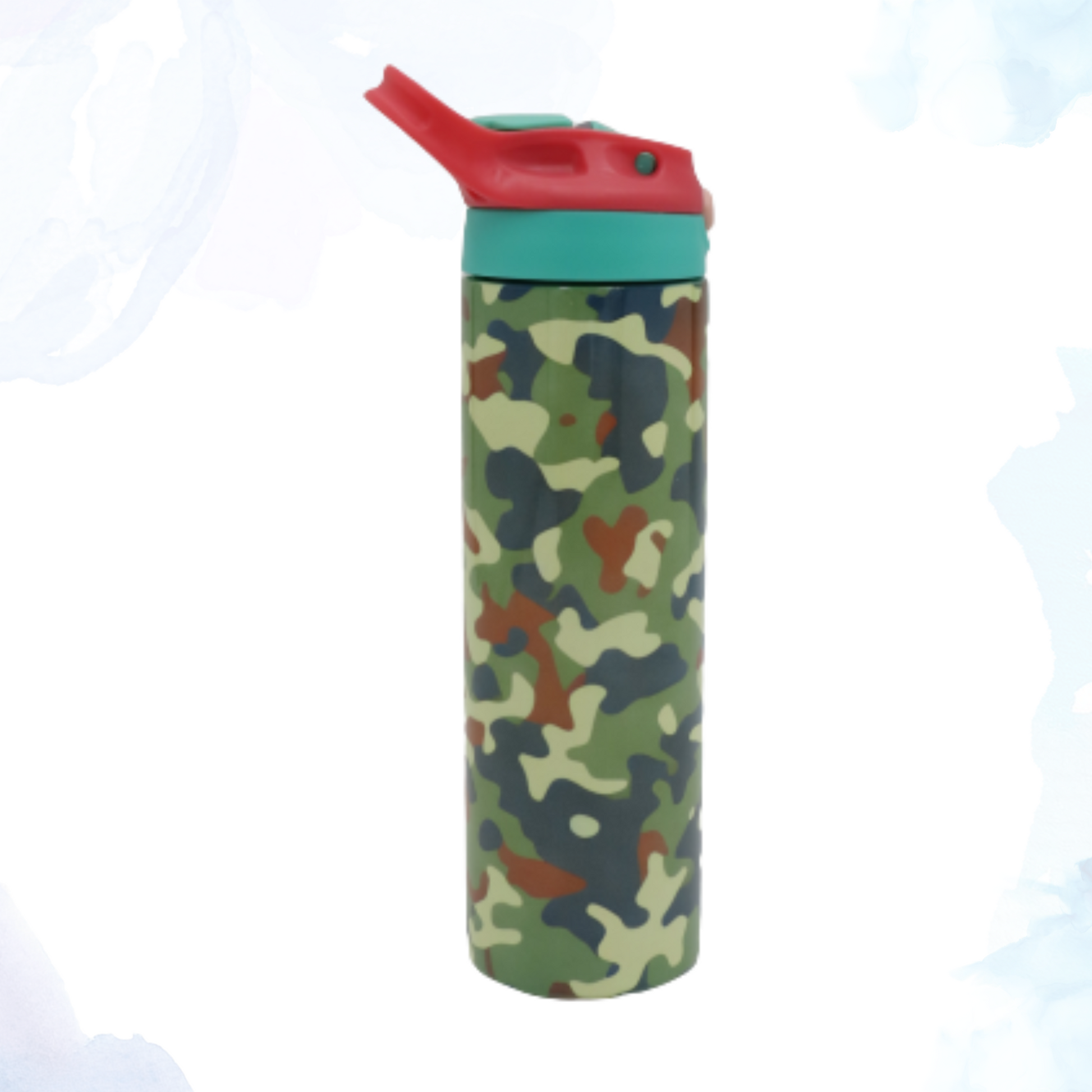 Stay Hydrated, Stay Stealthy Elevate your hydration game with the 20 oz. Stainless Steel Camo Water Bottle.  &nbsp;Whether you're exploring the great outdoors, hitting the gym, or navigating the urban jungle, this bottle is designed to blend seamlessly into any environment while keeping your drinks at the perfect temperature.