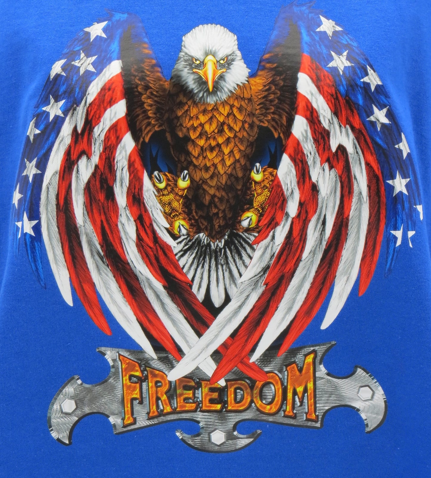 Patriotic Freedom Eagle & American Flags T-Shirt