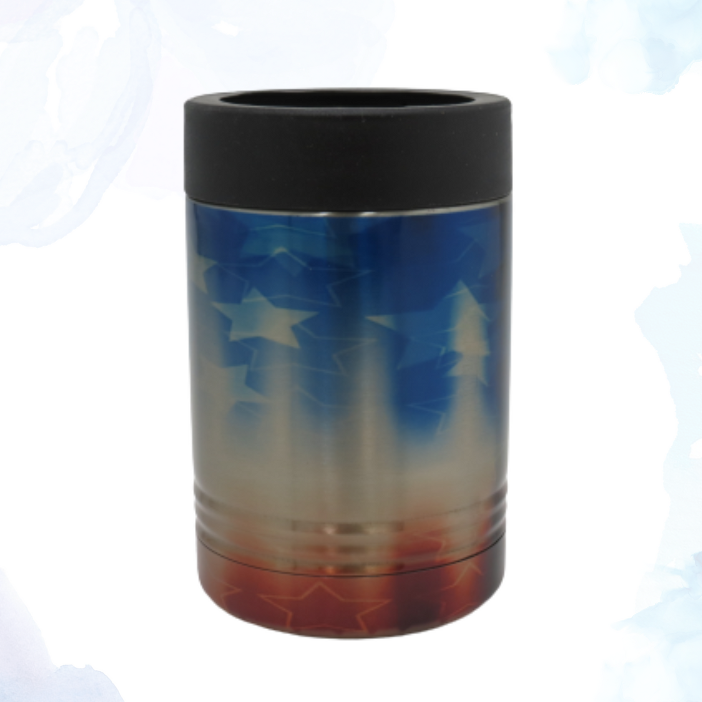 Stainless Can Koozie - Patriotic Stars