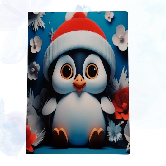 Penguin Blue Shelf Sitter