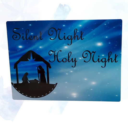 Silent Night, Holy Night Shelf Sitter